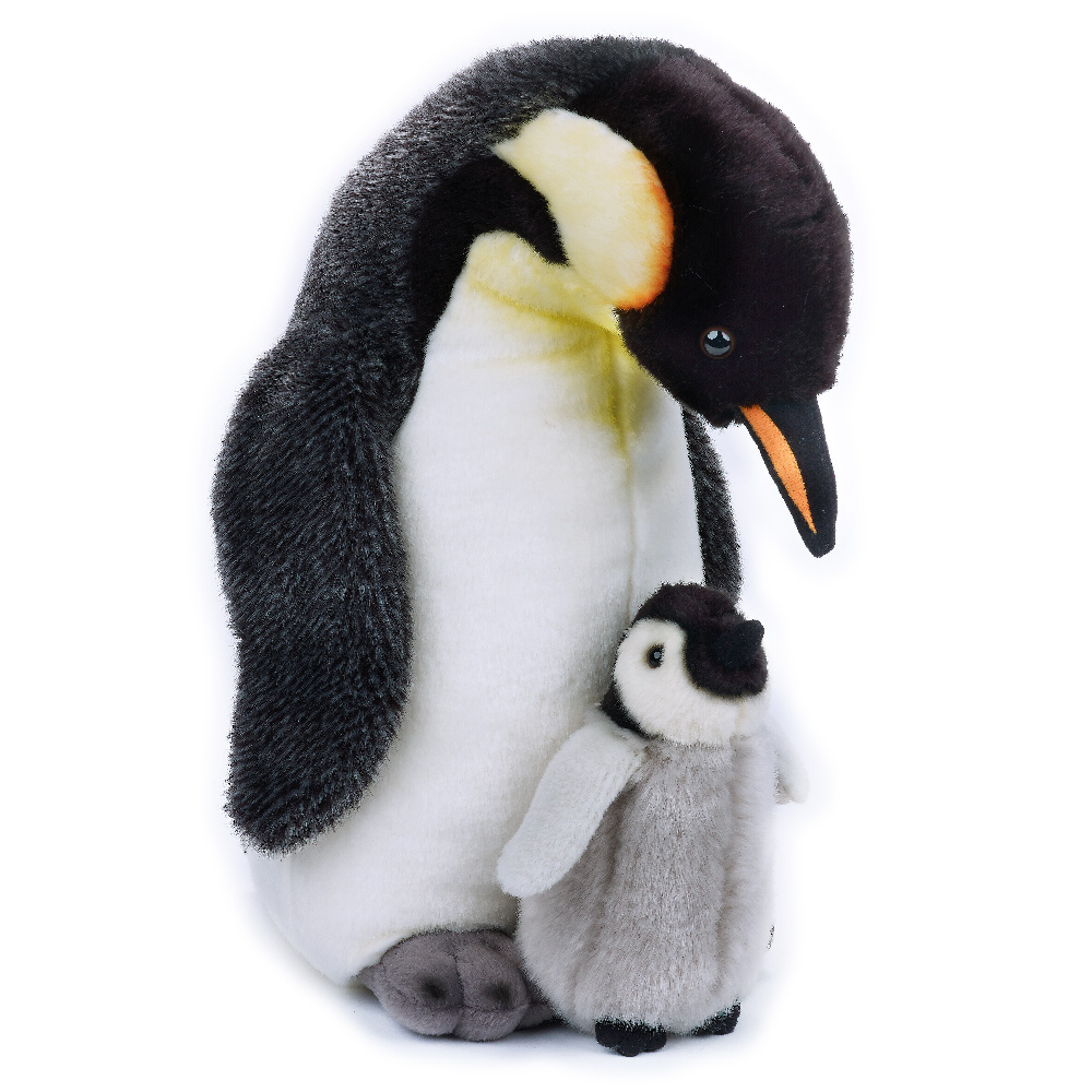 PELUCHE PINGUINO REALE CON BABY National Geographic | Lelly by 